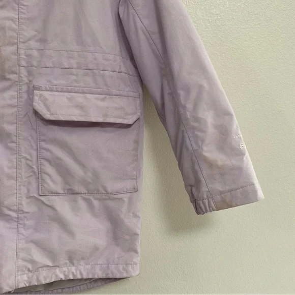 The North Face Jacket Kids Size 6T Lavender Hooded 550 Down Puffer coat - Picture 4 of 15